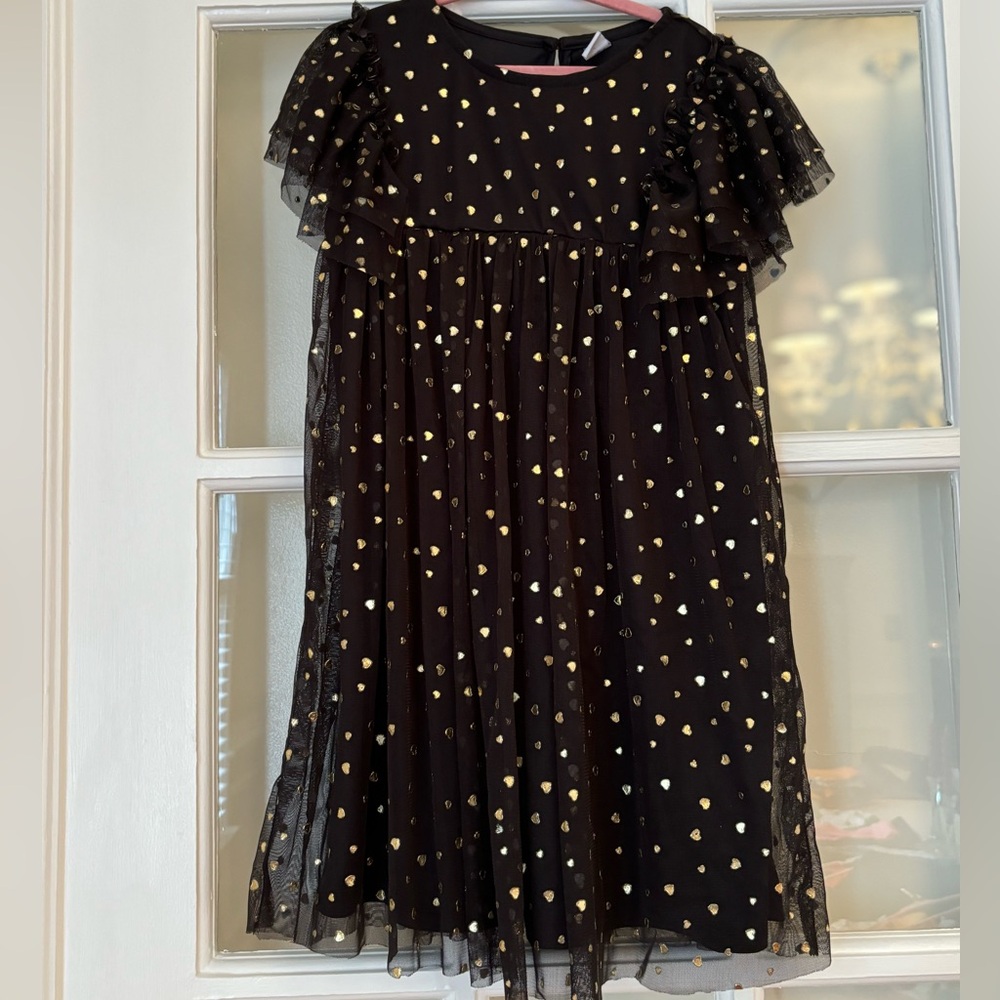 Sz 6 Old Navy Heart Shimmer Dress